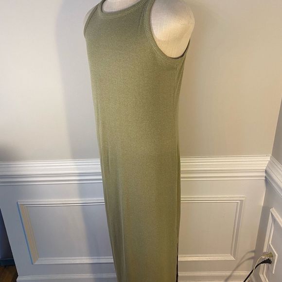 Women's Sleeveless Plisse Knit Dress - A New Day™(88) - Picture 5 of 11